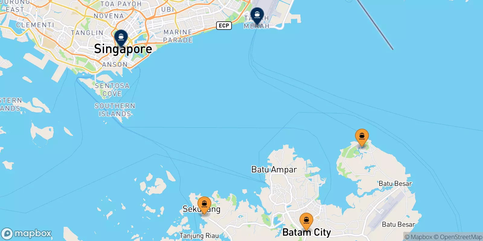 Ferries a Singapur