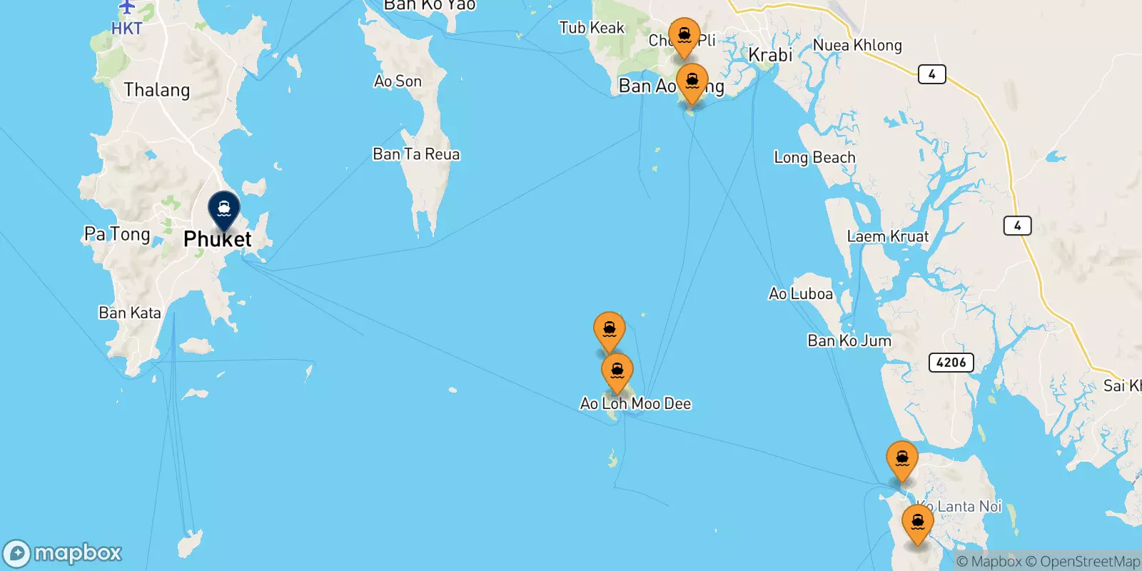 Ferries a Isla De Phuket